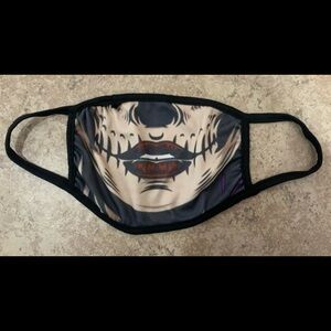 New! Skull Jaw Face Mask Design Printed.